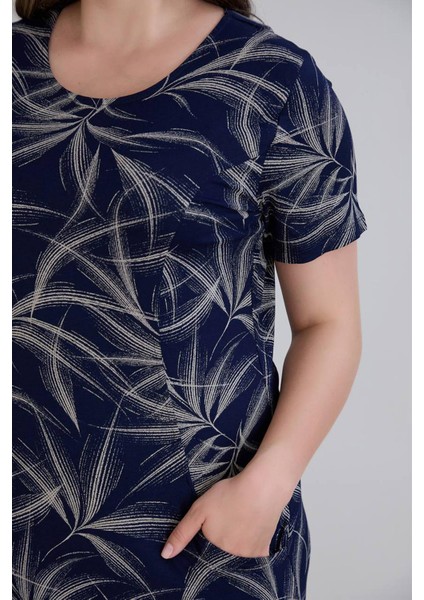 Kadın Sumru Cepli Kuplu Kısa Kol Lacivert Elbise fiyatları