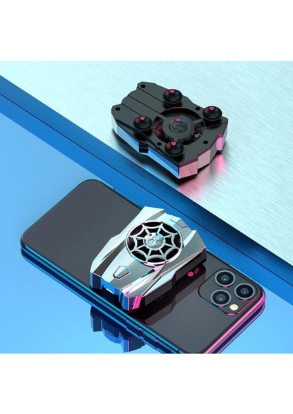 Tüm Telefon Tabletlere Uyumlu Vantuzlu Şarjlı Telefon Soğutucu Oyun Hızlandırıcı Telefon Soğutucu fırsatları