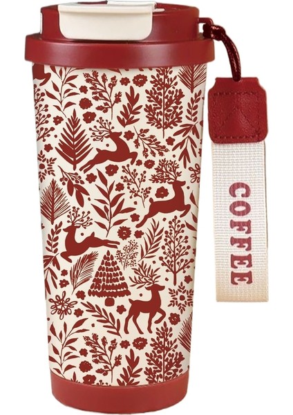 316 Paslanmaz Çelik Noel Termos Fincan Kahve Fincanı (Yurt Dışından)