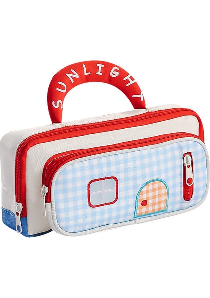 Taşınabilir Dopamin Yüksek Görünümlü Büyük Kapasiteli Kalem Çantası Kırtasiye Kutusu (Yurt Dışından)