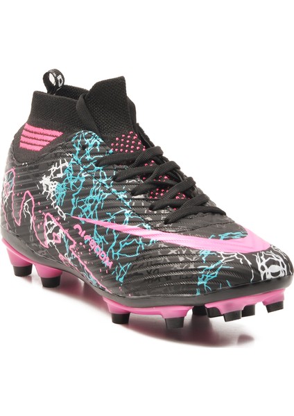 Siyah-Fuşya Çoraplı Erkek Krampon Air 565 M