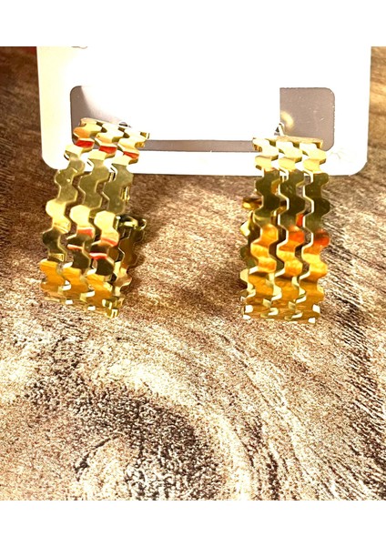 Gold Lüks Figürlü Gösterişli Küpe fiyatları