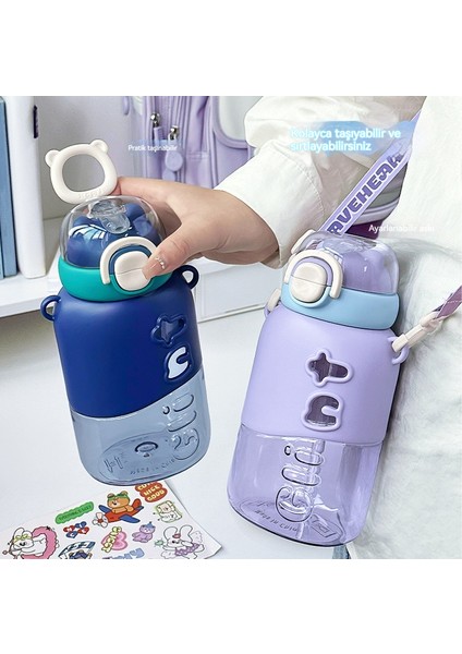 Öğrenci Taşınabilir Askı Büyük Kapasiteli Pipetli Su Bardağı (Yurt Dışından) fiyatları