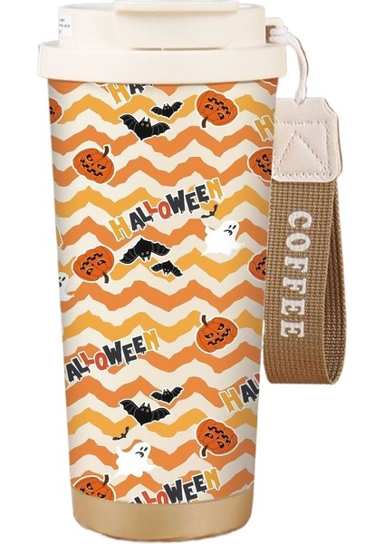 316 Paslanmaz Çelik Cadılar Bayramıtermos Fincan Kahve Fincanı (Yurt Dışından)