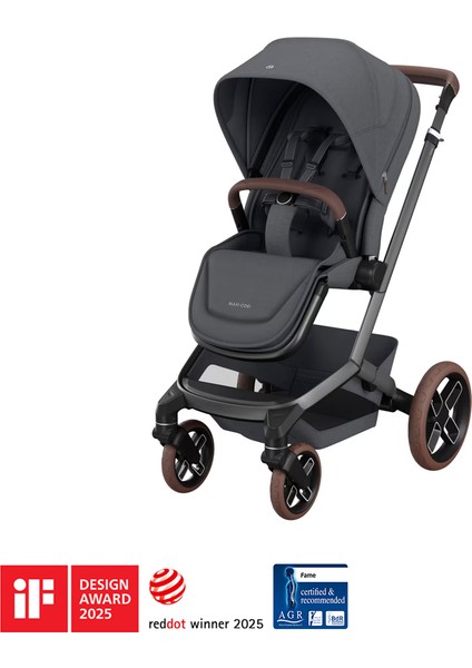 Maxi- Cosi Fame LED Işıklı Entegre Telefon Şarj Üniteli Premium Bebek Arabası Twillic Graphite