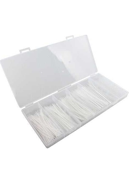 150 Parça Kutulu Şeffaf Makaron Seti