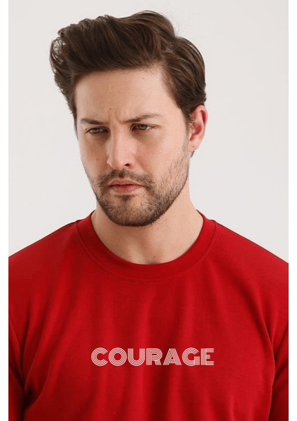 Unısex Baskılı Sıfır Yaka Sweat fiyatları