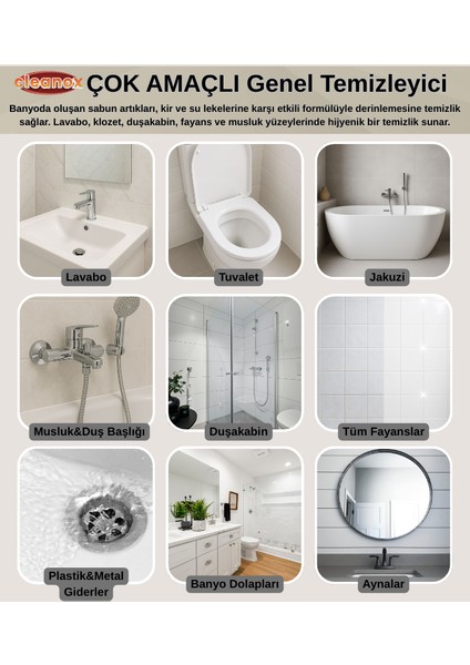 Ultra Güçlü Çok Amaçlı Genel Temizleyici modelleri