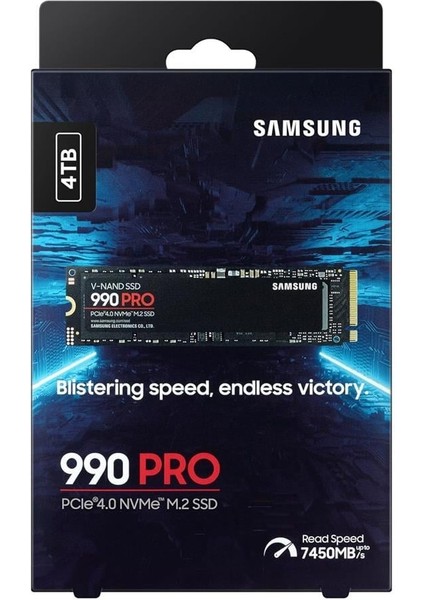 4tb 990 Pro 7450-6900MB-S M.2 Nvme MZ-V9P4T0BW SSD Disk