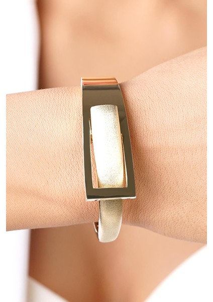 14 Ayar Altın Kumlu Tasarım Kemer Kelepçe Bilezik modelleri