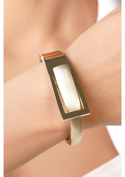 14 Ayar Altın Kumlu Tasarım Kemer Kelepçe Bilezik indirimleri