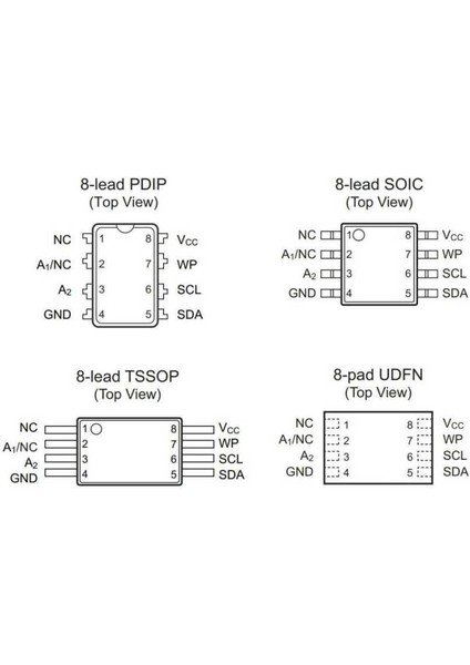 24C04 - Dıp8 Eeprom Entegresi 2 Adet fiyatları