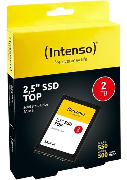 2tb 3812470 Top 550MB--500MB-S 2.5" Sata 3 SSD fiyatları