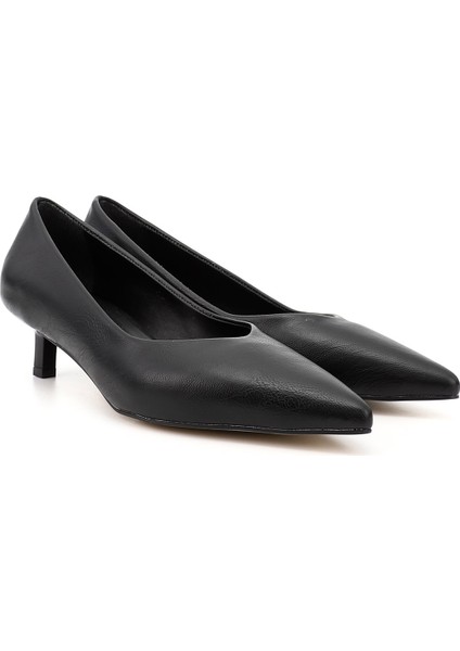 Kadın Siyah Sivri Burun Ince Topuklu Stiletto fiyatları