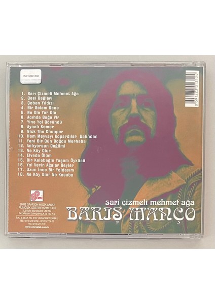 Barış Manço Sarı Çizmeli Mehmet Ağa CD (Orijnal 2016 Baskı Cd) fiyatları