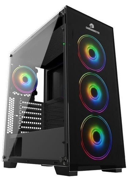 GB-PE05B 600W 80+ Usb3.0 Full Siyah Tempered Glass Rgb Fanlı Kasa