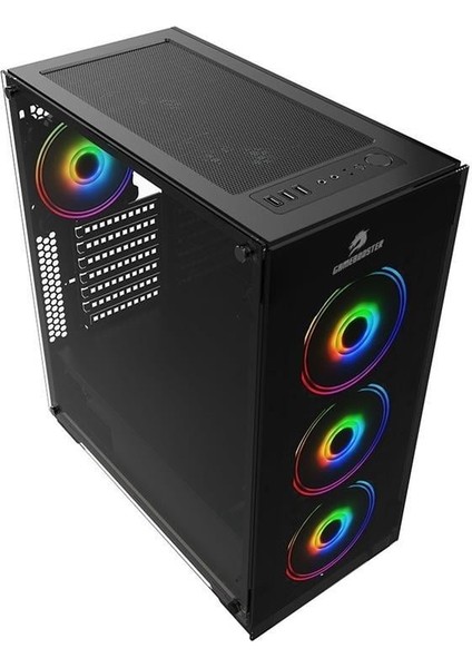 GB-PE05B 600W 80+ Usb3.0 Full Siyah Tempered Glass Rgb Fanlı Kasa fiyatları