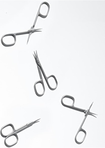 Manikür Makası 1 Adet Gümüş Renk Tırnak Kenarları için Hassas Kesim modelleri