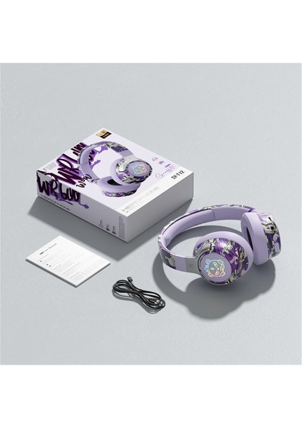 2025 Yeni Moda Bluetooth Müzik Kulaklığı Kablosuz Kulaklık Uzun Pil Ömrü Spor Telefonu Rahat Giyilebilir (Yurt Dışından)