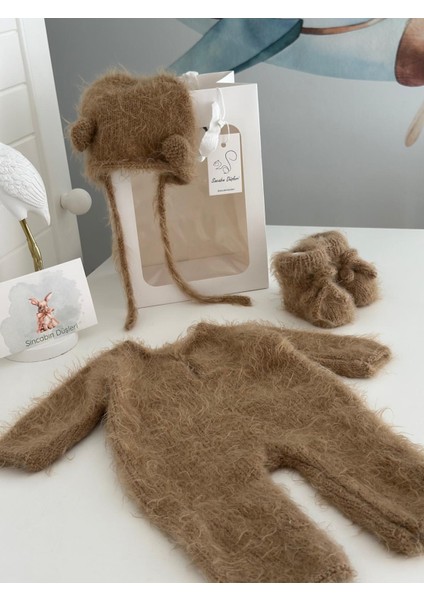 Hoşgeldin Bebek Yenidoğan Hediye Kutusu Kıyafet Takımı Seti Triko Tulum Hastane Çıkışı fiyatları