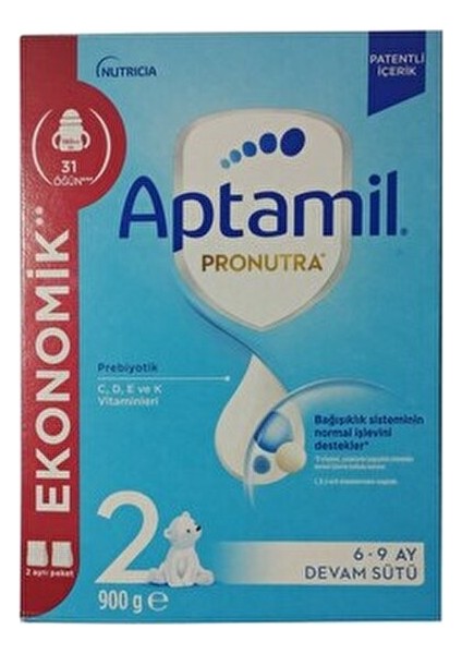 2 Devam Sütü 900 g 6-9 Ay Bebekler İçin Zengin Besin Öğeleri ve Sütlü İçerik fiyatları