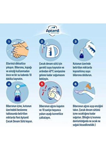 2 Devam Sütü 900 g 6-9 Ay Bebekler İçin Zengin Besin Öğeleri ve Sütlü İçerik
