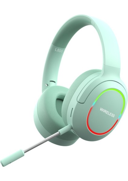 Işıklı Bluetooth Kulaklık Gürültü Önleyici Yüksek Değerli Cep Telefonu Kablosuz Oyun Hediye Katlanabilir Kulaklık (Yurt Dışından)