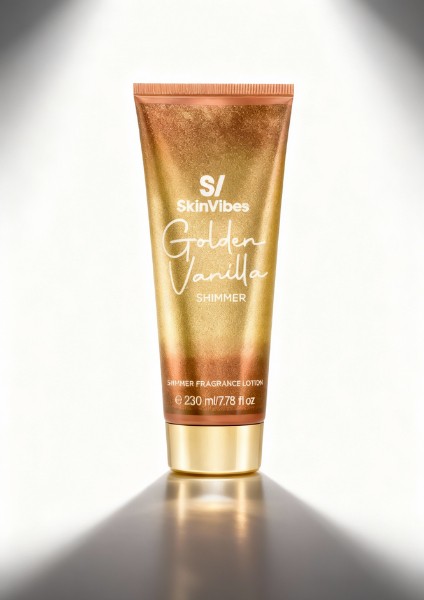 Golden Vanilla Parfümlü ve Işıltılı Vücut Losyonu 230 ml