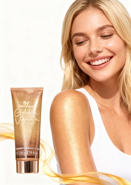 Golden Vanilla Parfümlü ve Işıltılı Vücut Losyonu 230 ml fırsatları