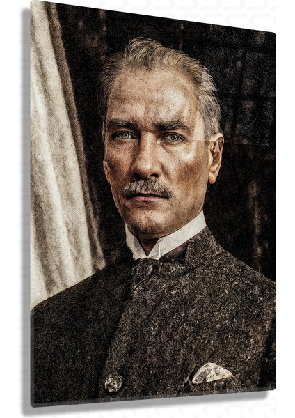 Ne Mutlu – Mustafa Kemal Atatürk – Ata Sözü Cam Tablo