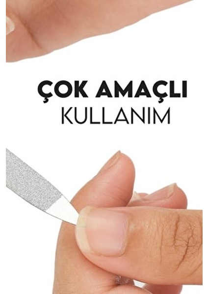 Siyah Renk 3'lü Törpü Seti El-Tırnak ve Manikür için Yumuşatıcı Etkili