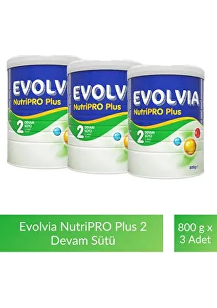 2 Devam Sütü Nutripro Plus 800 gr 3 Adet 6 Aydan İtibaren Sütlü Bebek Mamaları fiyatları