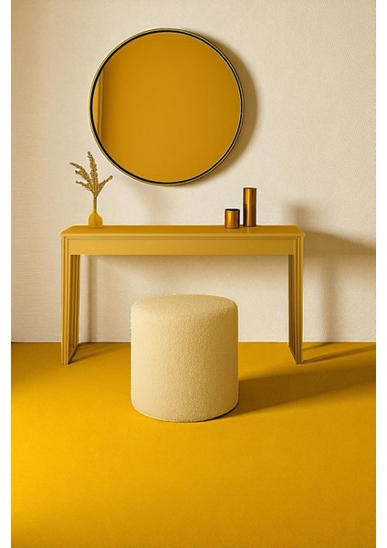 Puf Norway Iskandivian Çok Amaçlı Teddy Silindir Puf Bench Koltuk Tabure 42*41 fırsatları