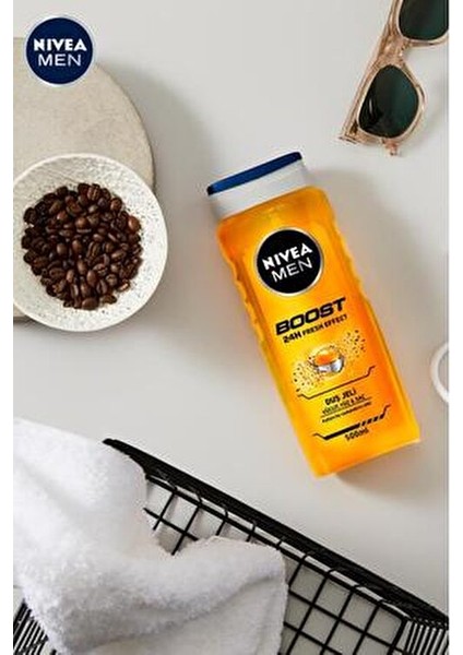 MEN Boost Duş Jeli 500 ml Cilt ve Saç Derisine Bakım Sağlayan Etki modelleri
