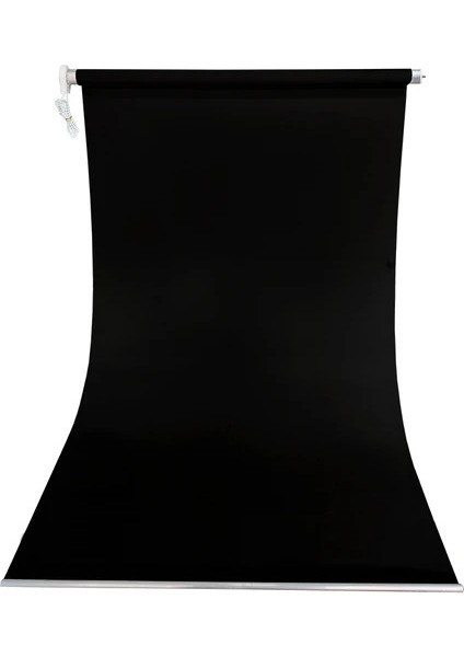 65X120CM Siyah Fon Perdesi Seti