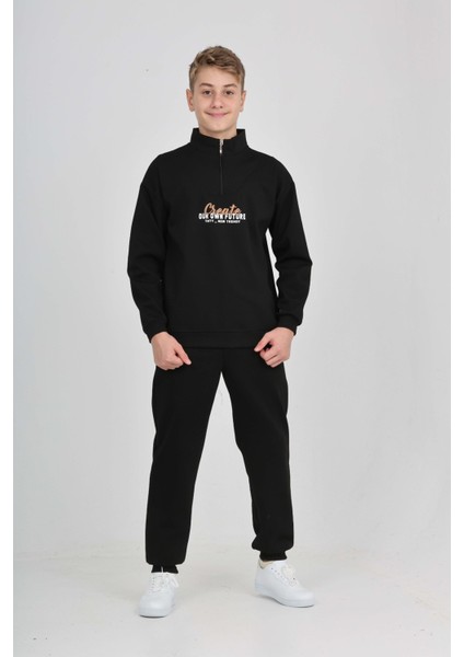 Erkek Çocuk Create Baskılı Eşofman Takım