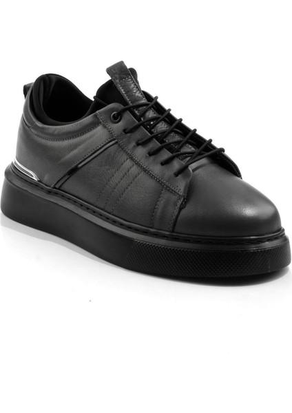 Gri Hakiki Deri Erkek Sneaker E01082010403 fiyatları