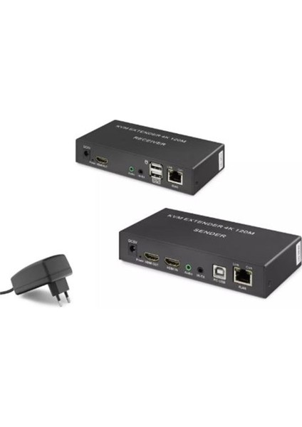 HDX1306 120M HDMI Kvm 1080P Full Hd Extender Siyah