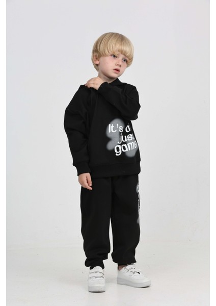 Erkek Çocuk Yaka Fermuarlı Eşofman Takım fırsatları