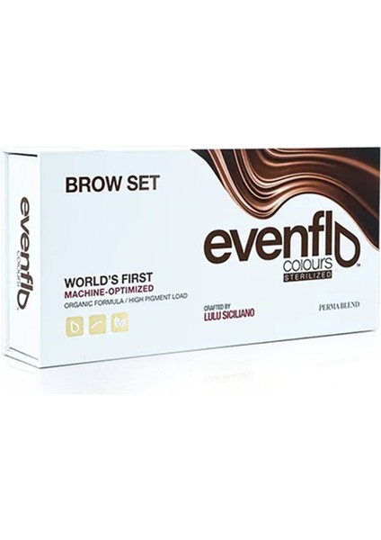 - Evenflo Brow Set - 5'li Kalıcı Makyaj Boya Seti - 15 ml