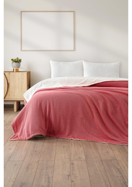 Likya Wellsoft Battaniye Kırmızı