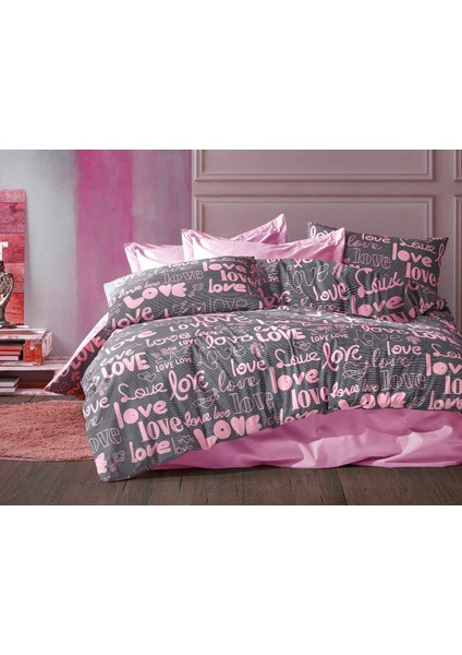 Çift Kişilik Yorgan Kılıfı Nevresim Takımı + Lastikli Çarşaf +2 Adet Yastık Kılıflı Seti Pamuklu