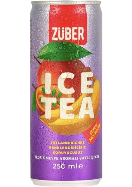 Tropik Meyve Aromalı Ice Tea 250 ml x 10 Adet | Serinletici Soğuk Çay | Doğal Meyve Aromalı Içecek fiyatları