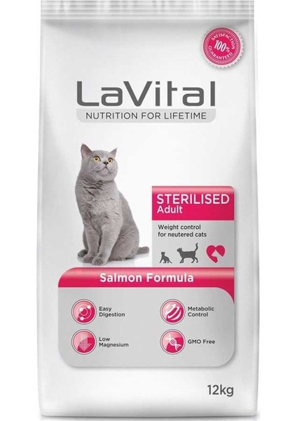 Somonlu Kısırlaştırılmış Kedi Maması 12 Kg indirimleri