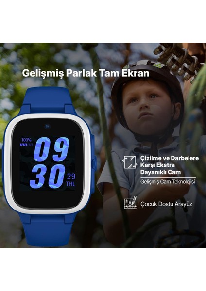 Kidi Lite GPS 4G Sim Kartlı Akıllı Çocuk Saati Lacivert 2KSW01