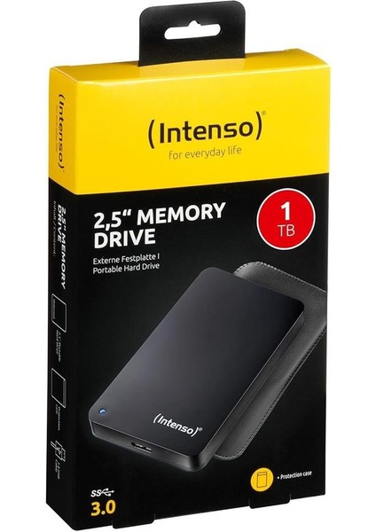 1tb 2.5" USB 3.0 Taşınabilir Disk Siyah (6023560) + Deri Taşıma Kılıfı fiyatları