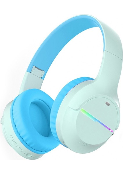 Oyun Için Aydınlık Bluetooth Kablosuz Kulaklık, Baş Üstü, Güçlü Bas, Gürültü Önleyici, Mikrofonlu, Uzun Bekleme Süresi Ve Cep Telefonlarıyla Uyumlu (Yurt Dışından)