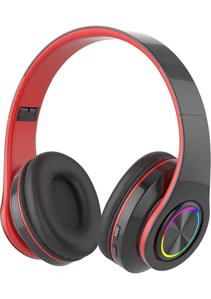 Çok Satan Kablosuz Işıklı Bluetooth Kulaklık Kulak Üstü Bluetooth Kulaklık 5.0 Kart Takılabilir Katlanabilir Ağır Bas B39 (Yurt Dışından)