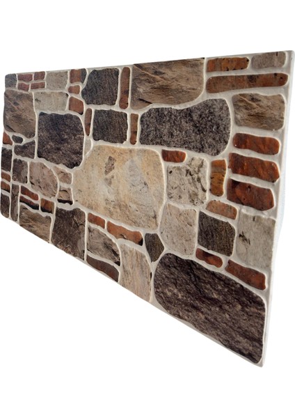 3 Boyutlu Buz Taş Desenli Strafor Duvar Kaplama Paneli