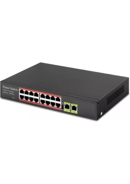 Hadron HD16 Poe Swıtch 2uplınk 16+2 10-100-1000 Mbps 16PORT